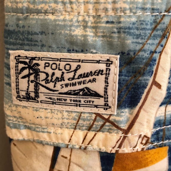 Polo by Ralph Lauren Men Sz 4LT Swim Trunks - Picture 6 of 12